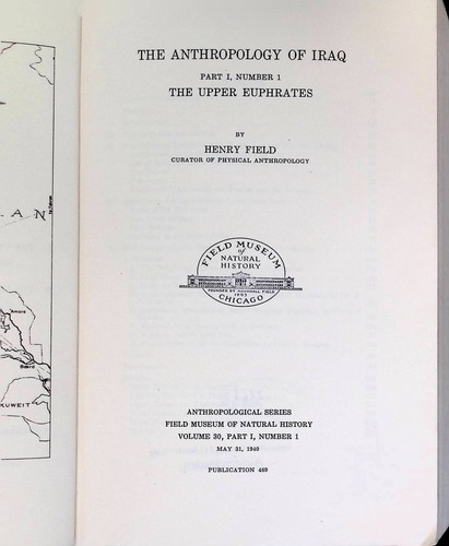 The anthropology iraq - anthropology, part