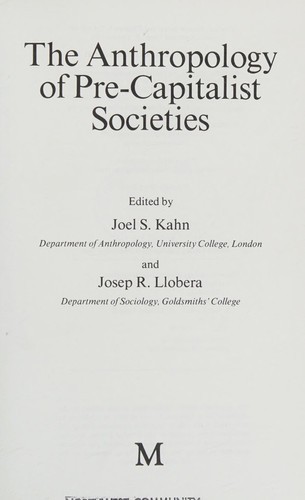 The anthropology - the, of